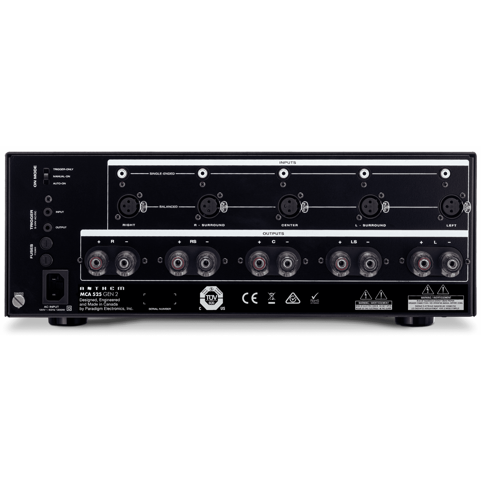 Anthem MCA 525 GEN 2 Power Amplifier