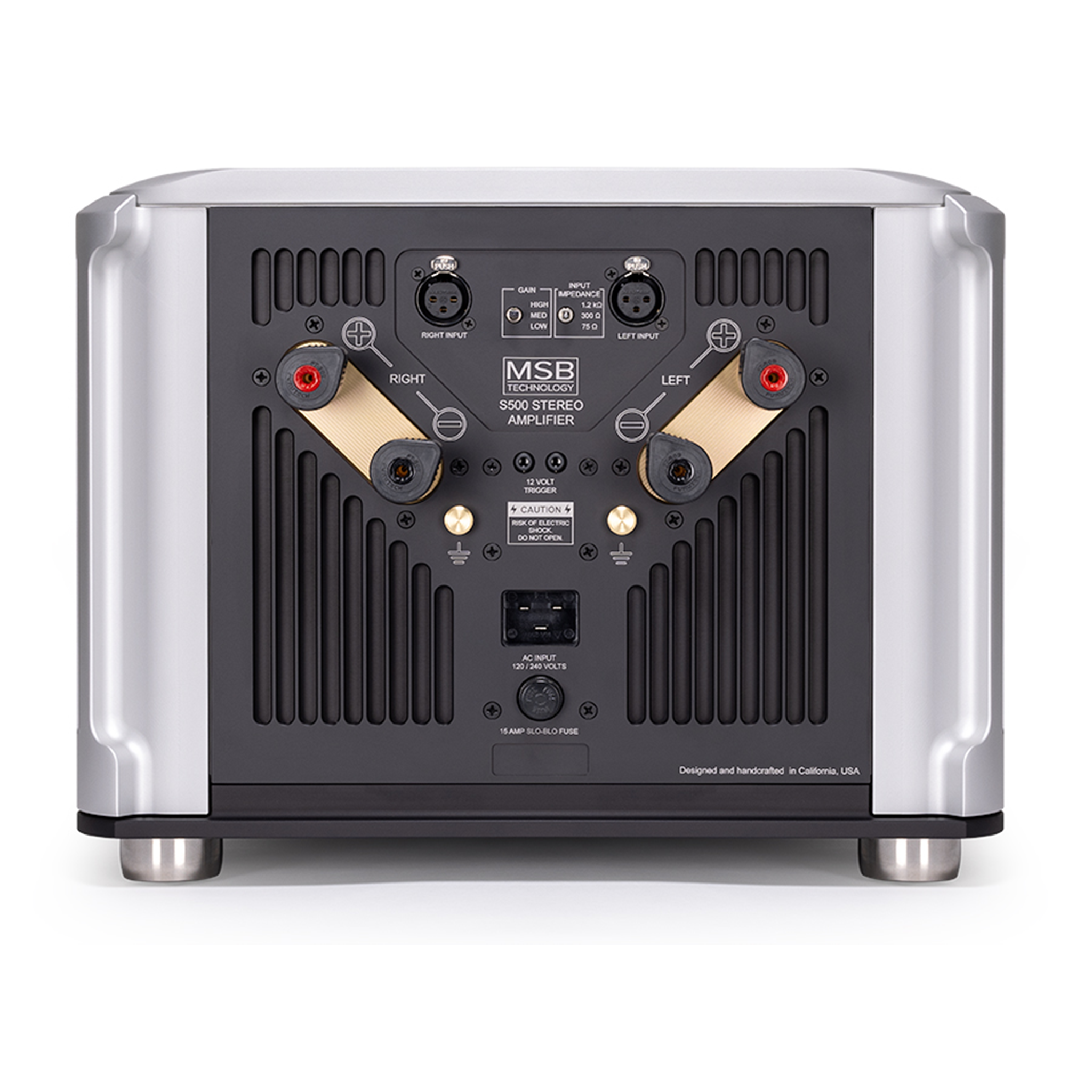 msb technology s500 stereo amplifier