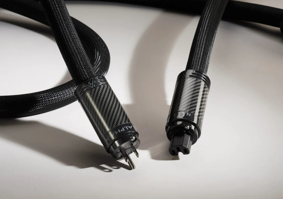 Shunyata Alpha-X NR Power Cable with noise reduction technology