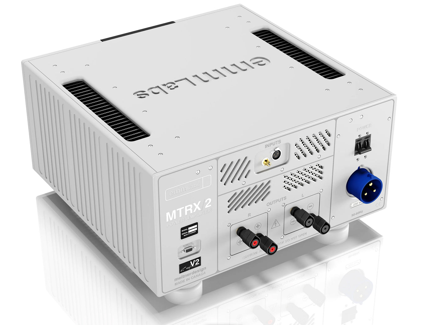 EMM Labs MTRX2 V2 Mono Amplifiers - side back