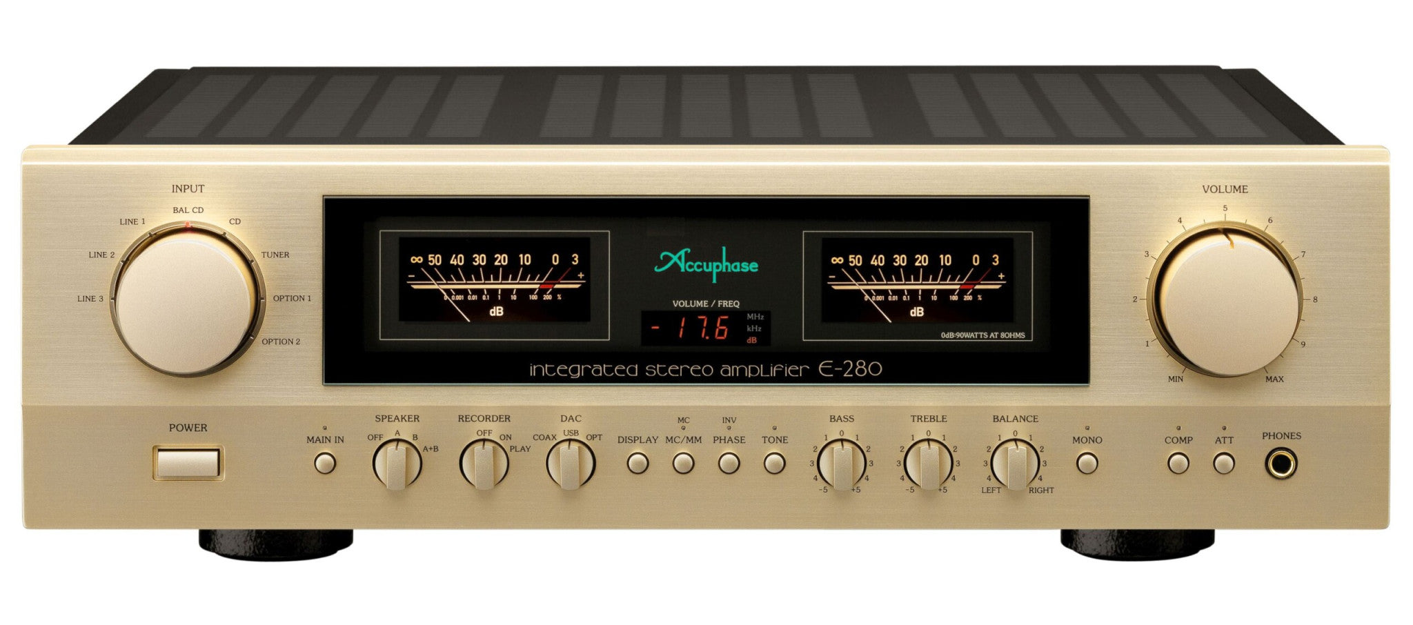 Accuphase E-280 Integrated Amplifier Review Front Image