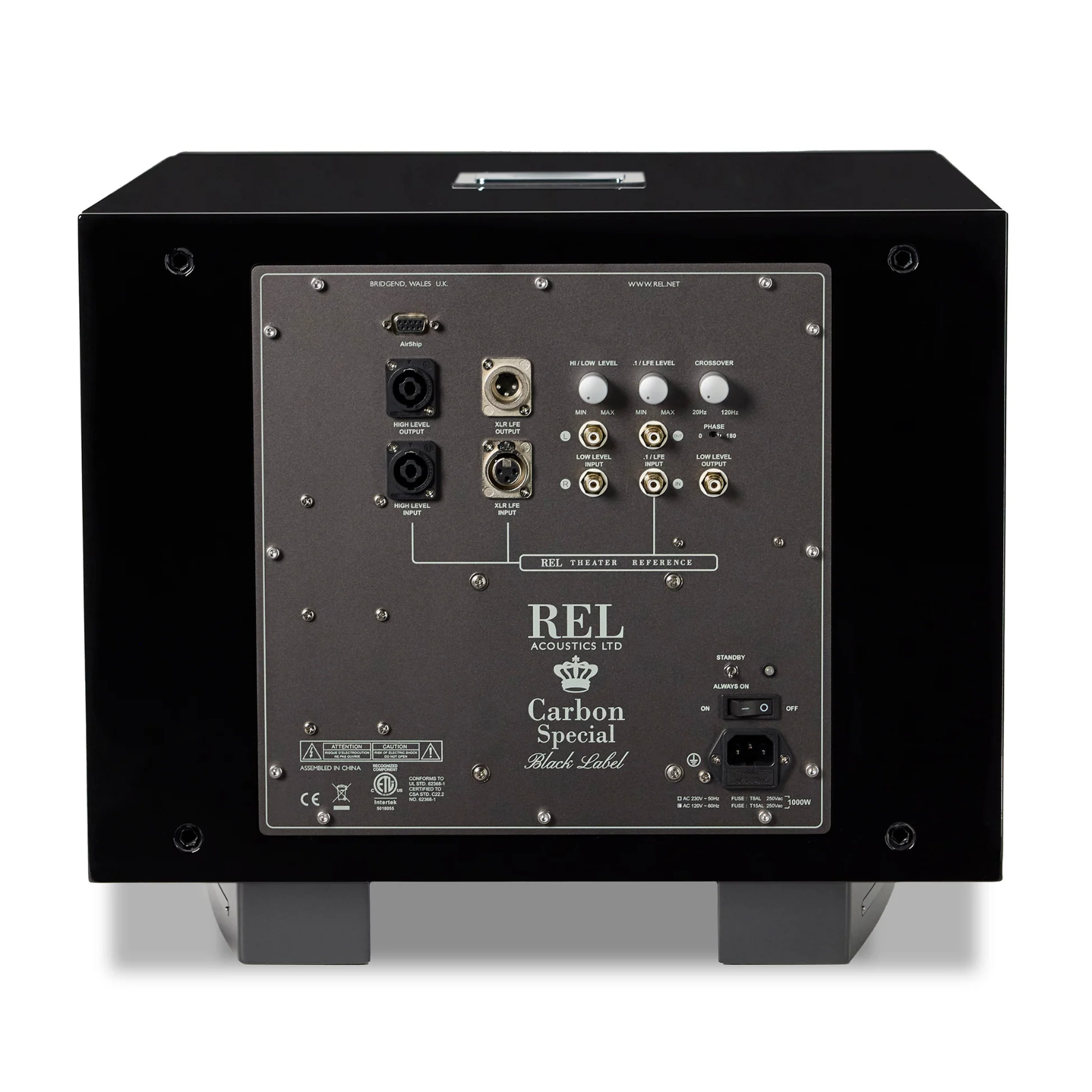 REL Carbon Special Black Label Subwoofers